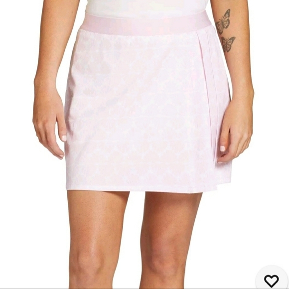 Lady Hagen Pink Seashells Side Pleat Skort Size XL, athlesiure, golfwear - Picture 8 of 8